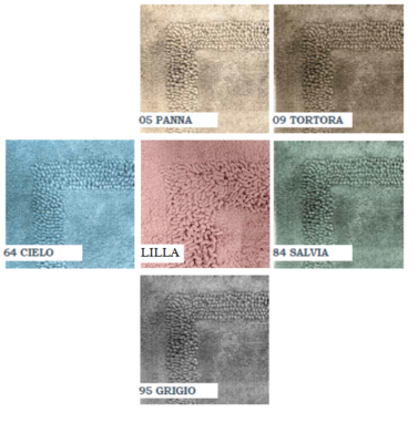 TAPPETO BAGNO CLAY 50X80 Ingrosso Tessile Casa Tellini S.r.l.